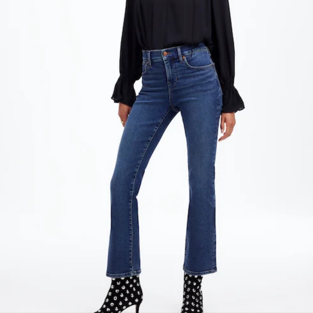 Madewell Tall Kick Out Crop Jeans
